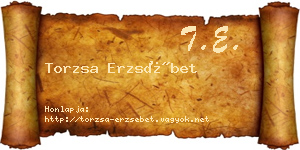 Torzsa Erzsébet névjegykártya